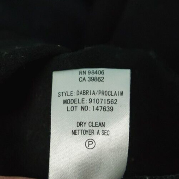 Theory Size P XS Black Dabria Wrap Drape Long Sleeve Wool Blend Cardigan Sweater - Picture 5 of 6